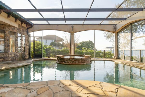 Glass Ceilings, Interior, Pool, Sun Room