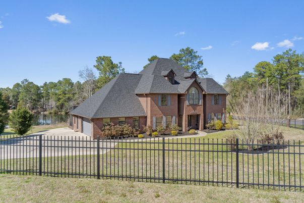 Backyard, Exterior, Facade, Brick Facade, French Provincial