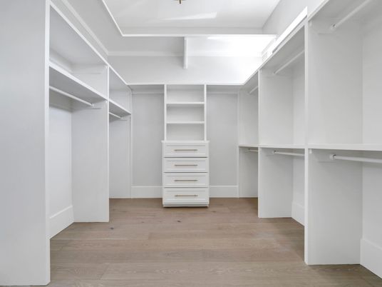 Interior, Walk-in Closets, Wood Texture Flooring