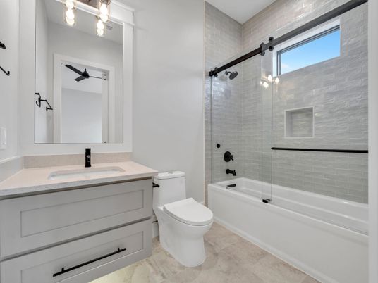 Bathroom, Glass Shower, Interior