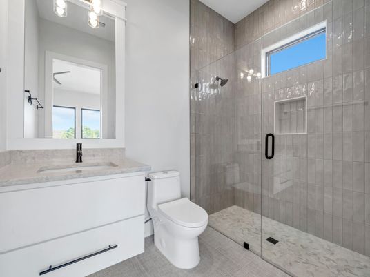 Bathroom, Glass Shower, Interior