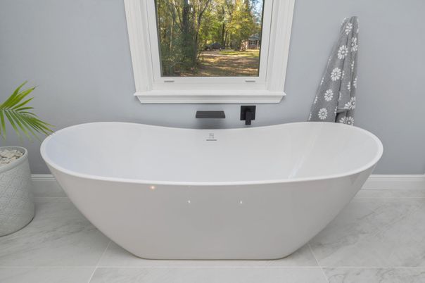 Bathroom, Free Standing Baths, Interior, Marble