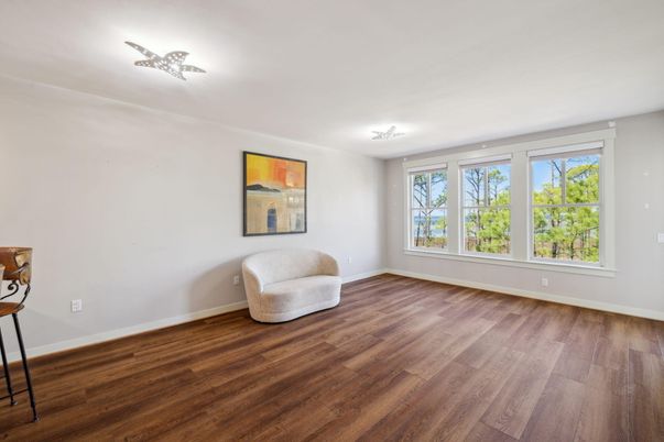 Empty room, Interior, Wood Texture Flooring