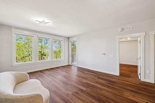 Empty room, Interior, Wood Texture Flooring