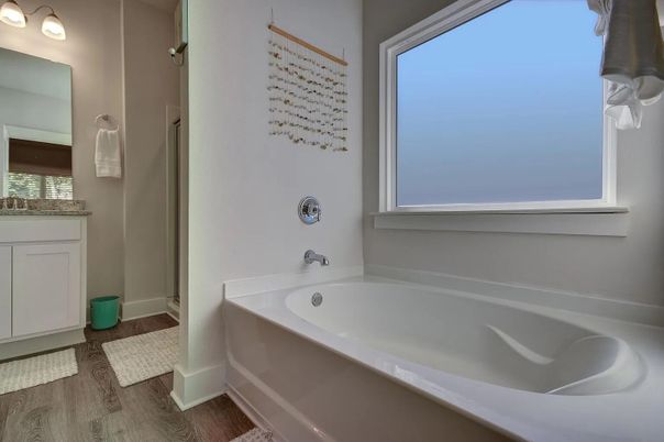 Bathroom, Interior, Wood Texture Flooring