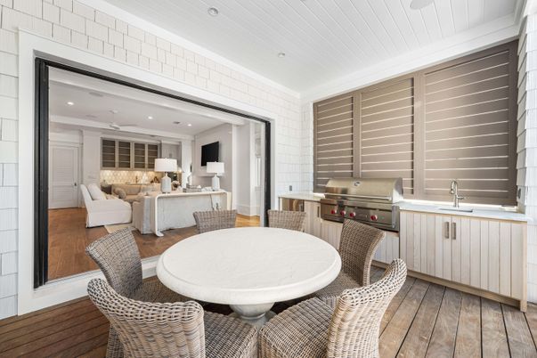Dining room, Interior, Living room, Recessed Lighting, Wood Texture Flooring
