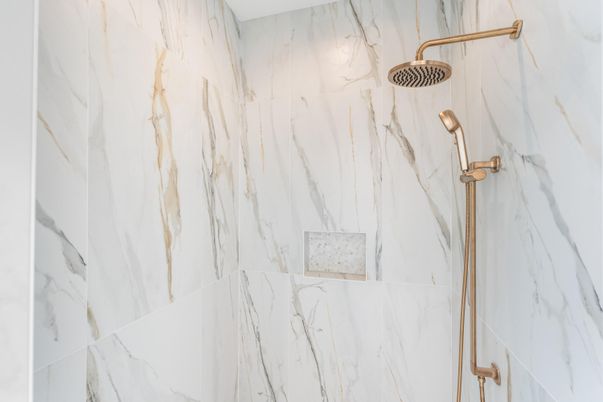Bathroom, Interior, Marble Walls