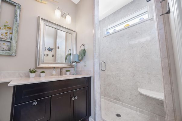 Bathroom, Glass Shower, Interior