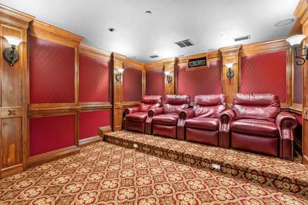 Home Theatre Room, Interior, Recessed Lighting, Theatre Room