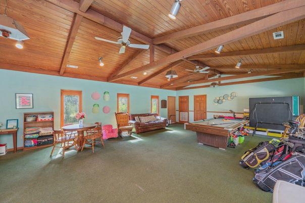 Billiard Table, Dining room, Game Room, Interior, Wooden Beams, Wooden Ceilings