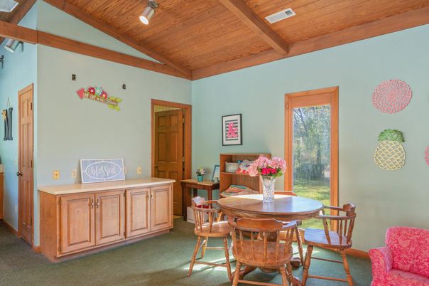 Dining room, Interior, Wooden Beams, Wooden Ceilings