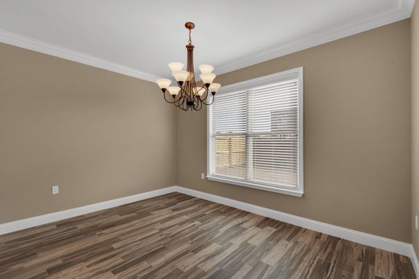 Chandelier, Empty room, Interior, Wood Texture Flooring
