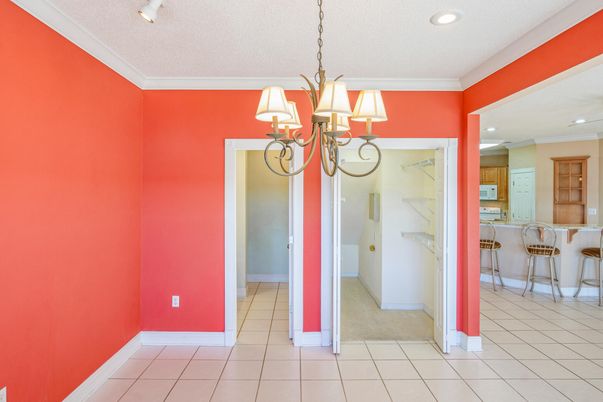 Chandelier, Interior, Kitchen, Recessed Lighting