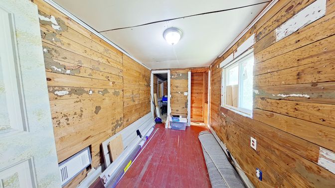 Empty room, Interior, Wooden Walls