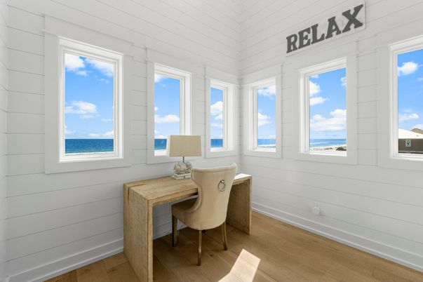 Home Office, Interior, Wood Texture Flooring