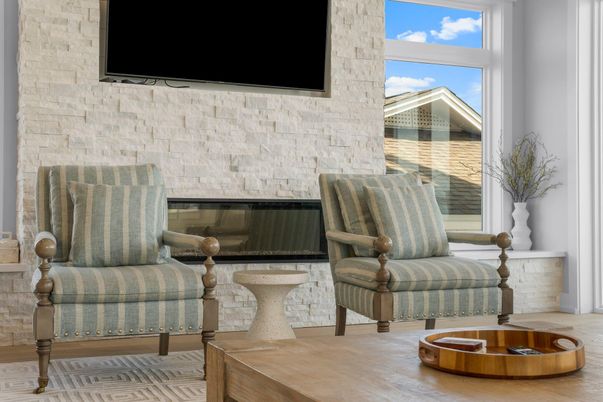 Fireplace, Interior, Stone Walls