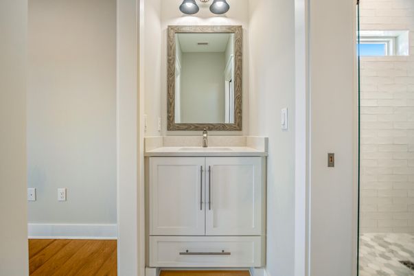 Bathroom, Interior, Wood Texture Flooring