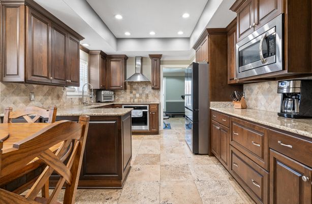 Interior, Kitchen, Recessed Lighting, Stainless Steel Appliances