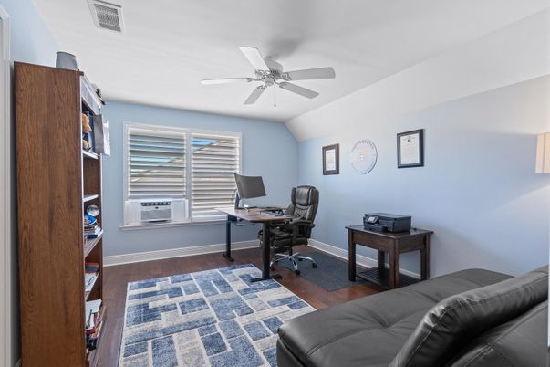 Home Office, Interior, Wood Texture Flooring