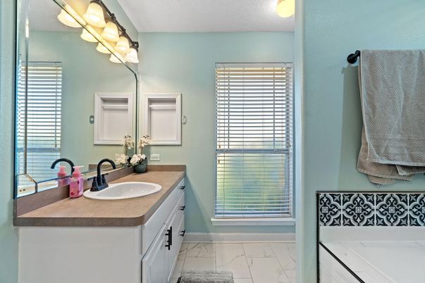 Bathroom, Dual Sink Vanities, Interior, Marble