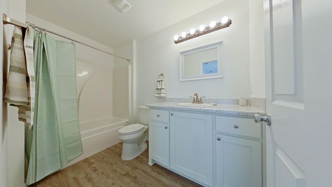 Bathroom, Interior, Wood Texture Flooring