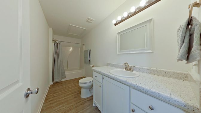 Bathroom, Interior, Wood Texture Flooring