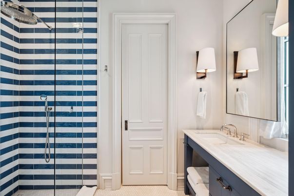 Bathroom, Glass Shower, Interior