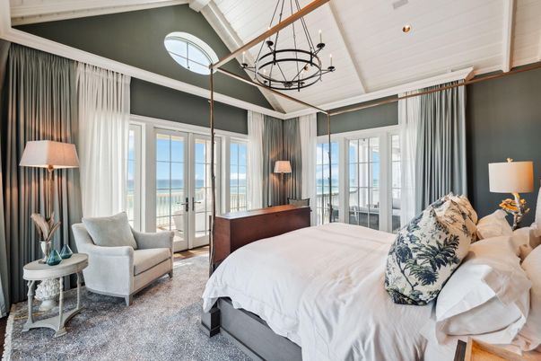 Bedroom, Chandelier, Interior