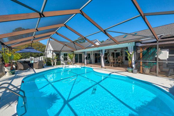 Glass Ceilings, Interior, Pool, Sun Room