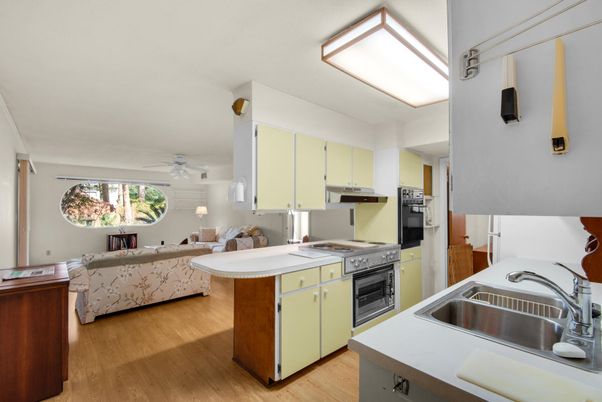 Interior, Kitchen, Living room, Wood Texture Flooring