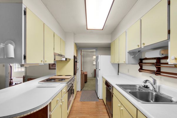Interior, Kitchen, Wood Texture Flooring