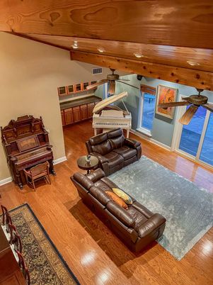 Interior, Living room, Piano, Wood Texture Flooring