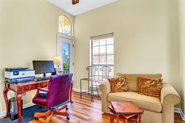 Home Office, Interior, Wood Texture Flooring