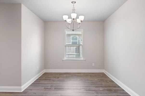 Chandelier, Empty room, Interior, Wood Texture Flooring