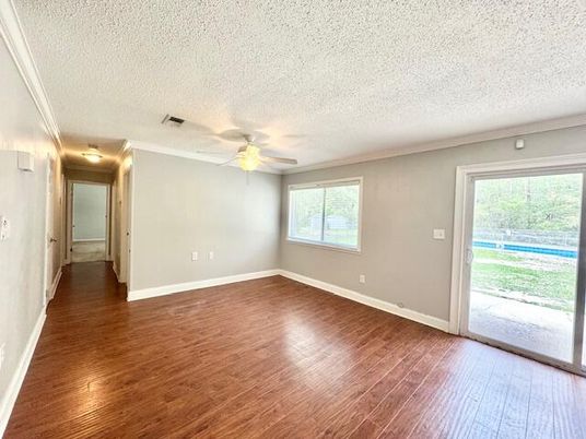 Empty room, Interior, Wood Texture Flooring