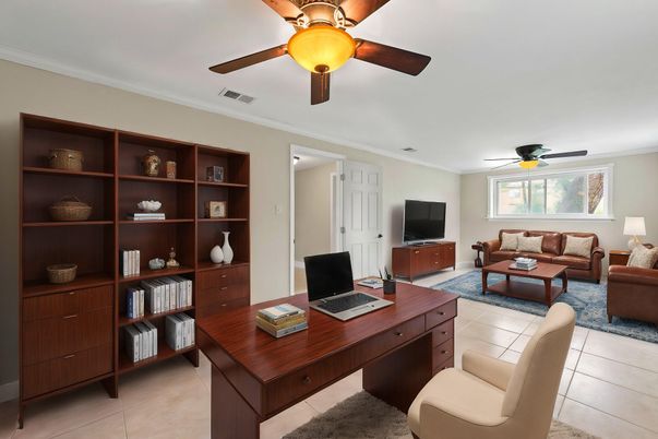 Home Office, Interior, Living room