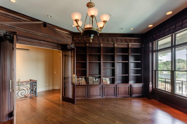 Chandelier, Interior, Recessed Lighting, Wood Texture Flooring