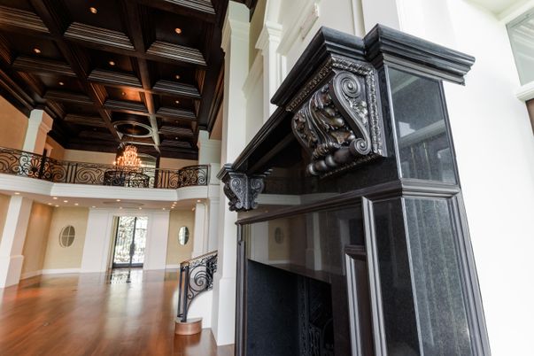 Chandelier, Interior, Recessed Lighting, Wooden Ceilings, Wood Texture Flooring