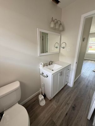 Bathroom, Interior, Wood Texture Flooring
