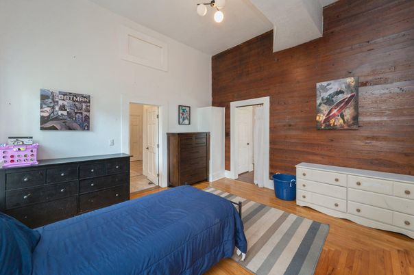 Bedroom, Interior, Wood Texture Flooring, Wooden Walls