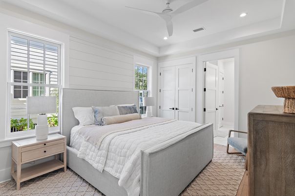 Bedroom, Interior, Recessed Lighting