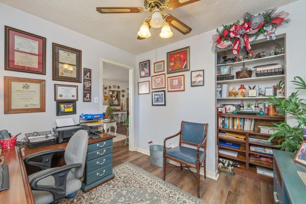 Home Office, Interior, Wood Texture Flooring