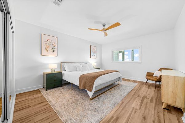 Bedroom, Interior, Wood Texture Flooring