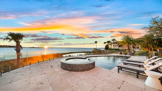 Exterior, Lake, Pool