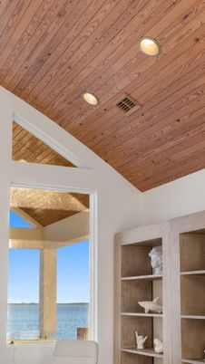 Interior, Recessed Lighting, Water, Wooden Ceilings