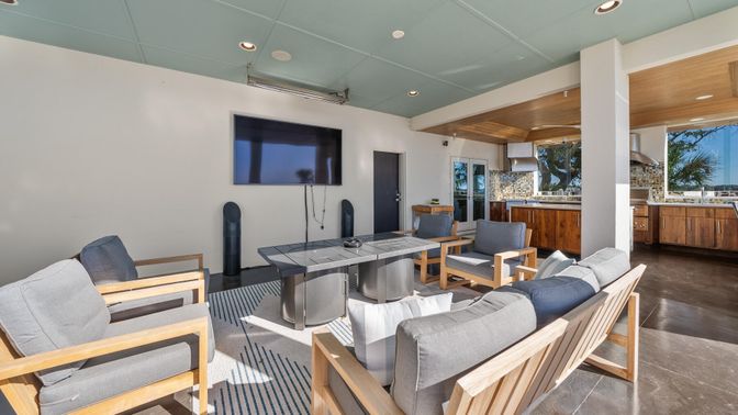 Interior, Living room, Recessed Lighting