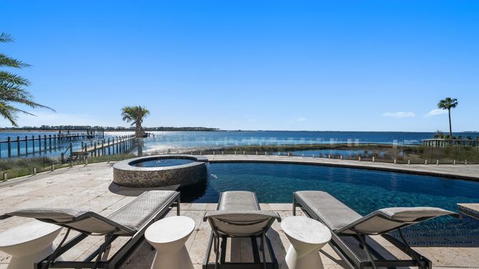 Exterior, Lake, Pool, Water