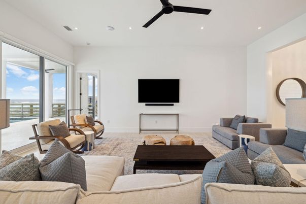 Interior, Living room, Recessed Lighting