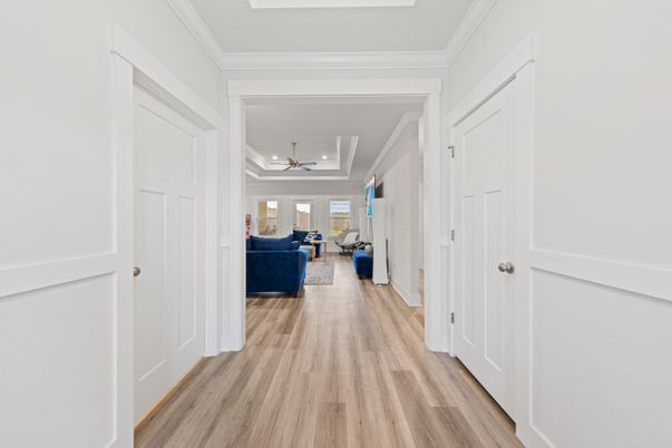 Interior, Recessed Lighting, Wood Texture Flooring