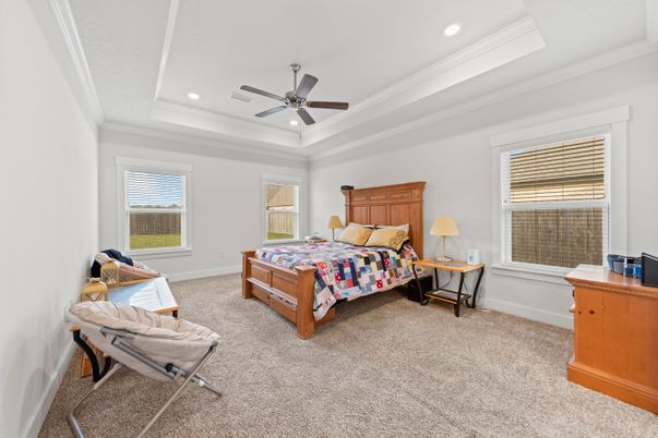 Bedroom, Interior, Recessed Lighting